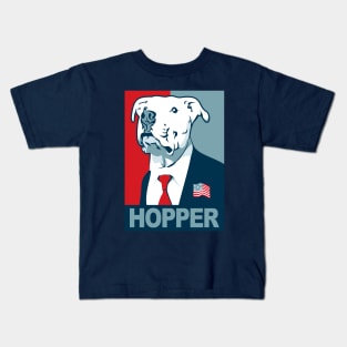 Feel The Hopper (Red White and Hopper) Kids T-Shirt